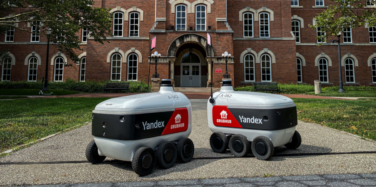 Grubhub, Yandex SDG deploy robot delivery at Ohio State - CampusIDNews