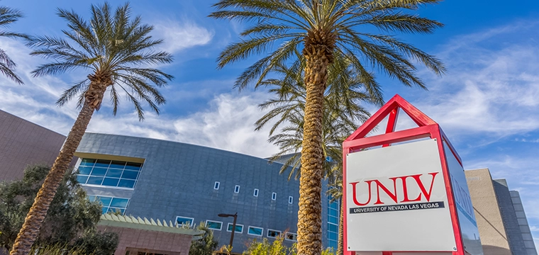 UNLV sign