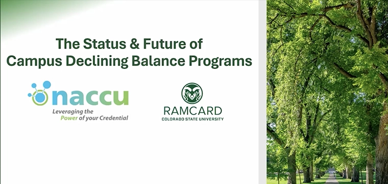 NACCU declining balance survey